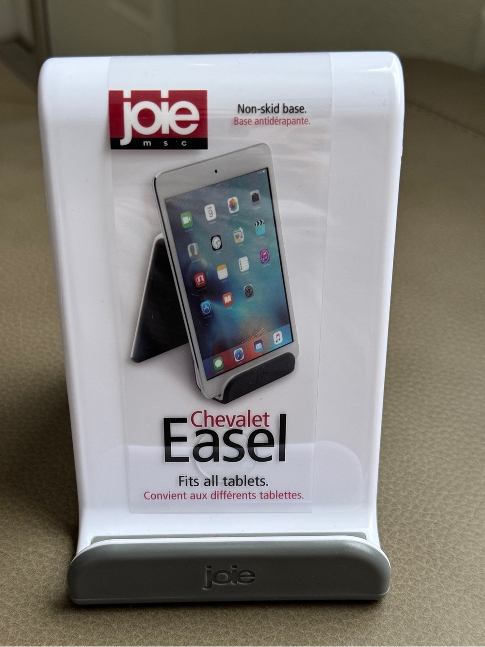 Joie Chevalet Easel Tablet Stand – White and Silver